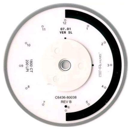 

Диск энкодера HP оригинал DJ 10PS/20PS/30/50PS/100PS/110PS/110/70/90/111/120 (Q1292-67039), 0