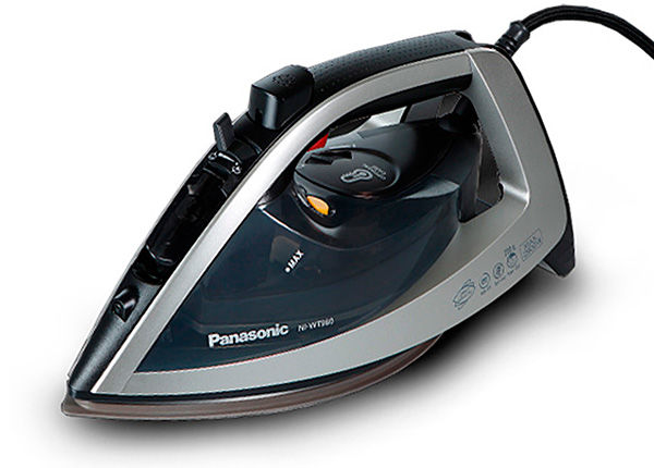 Утюг Panasonic NI-WT980LTW 2.8 кВт, серебристый/черный