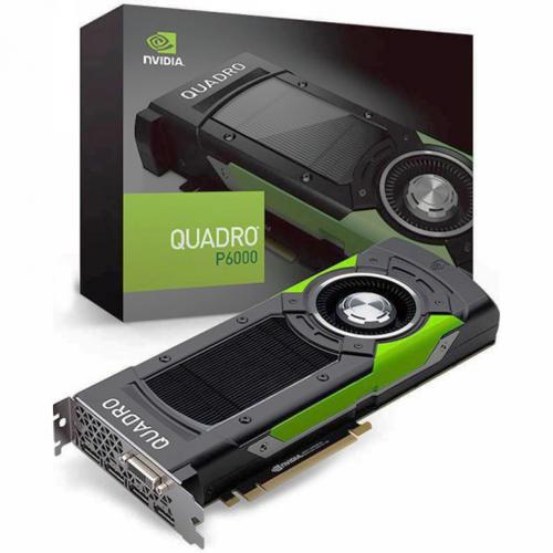 

Видеокарта NVIDIA Quadro P6000, 24Gb DDR5X, 384 бит, PCI-E, DVI, 4DP, Retail (900-5G611-2500-000), 0