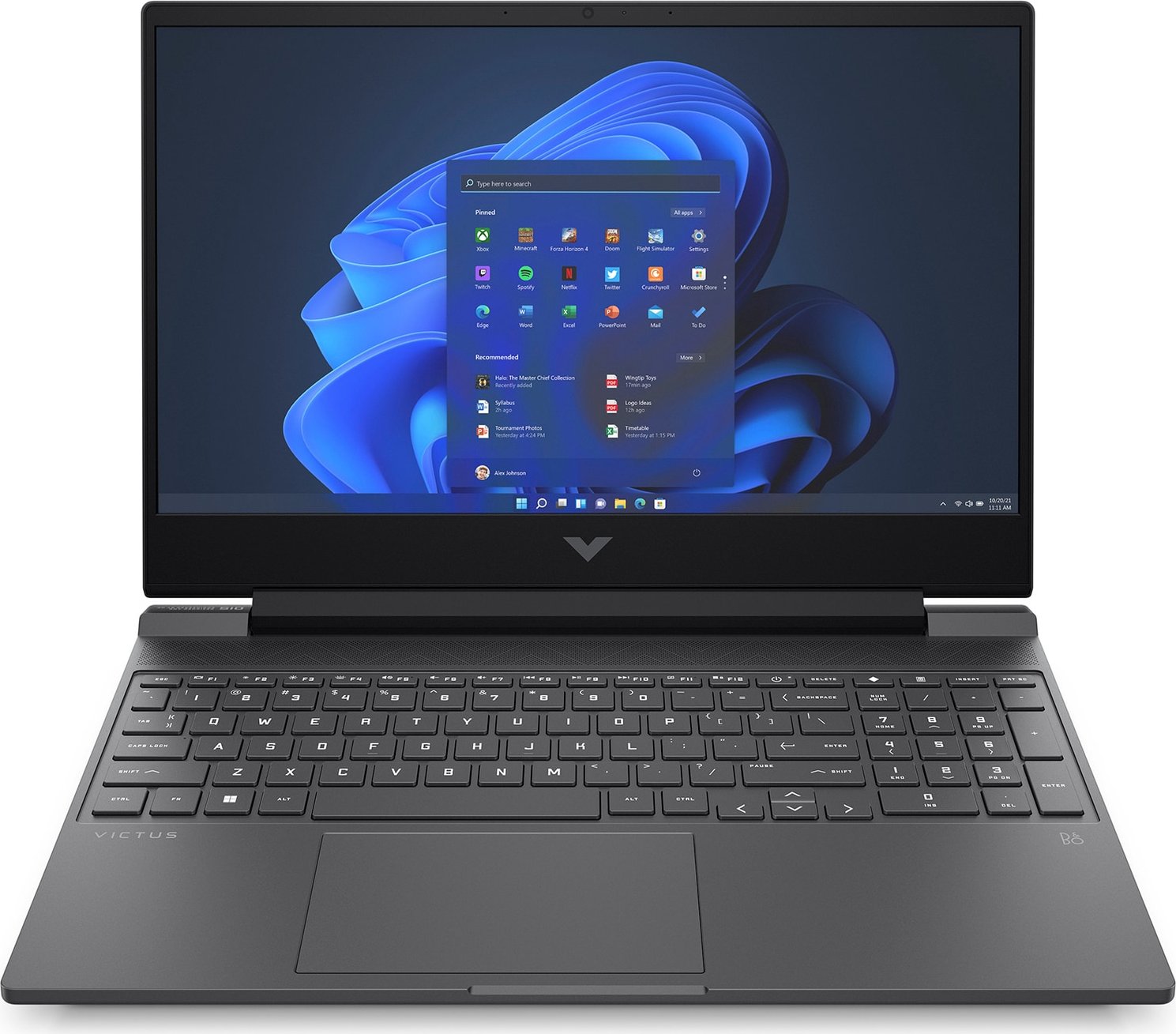 Ноутбук 15.6" HP Victus 15-fa0031dx, темно-серебристый (68U87UA)