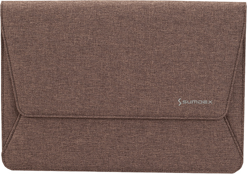 

13" Чехол-папка Sumdex ICM-132BR, коричневый, ICM-132BR