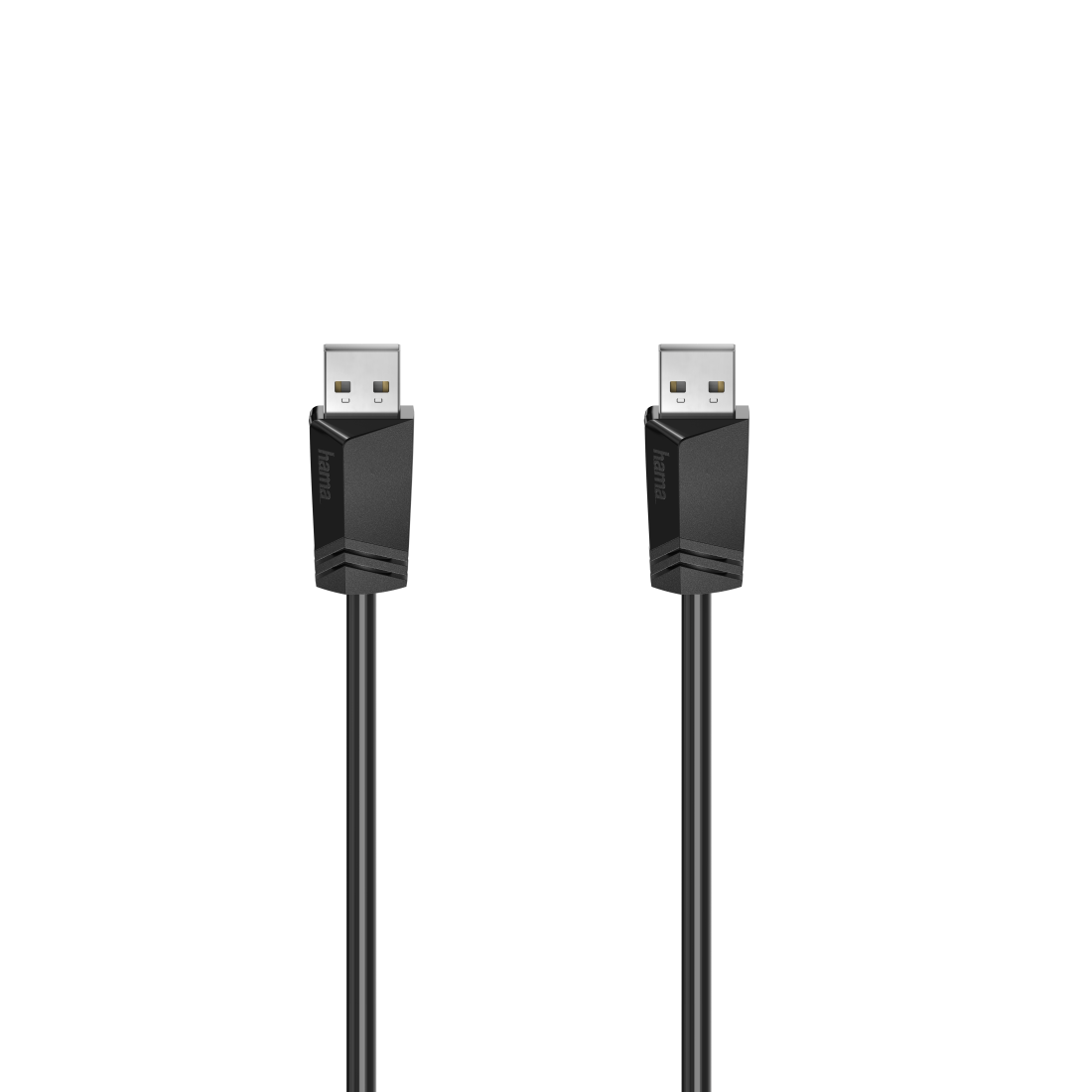 

Кабель USB 2.0(Am)-USB 2.0(Am), экранированный, 500мА 1.5м, черный Hama H-200601 (00200601), H-200601