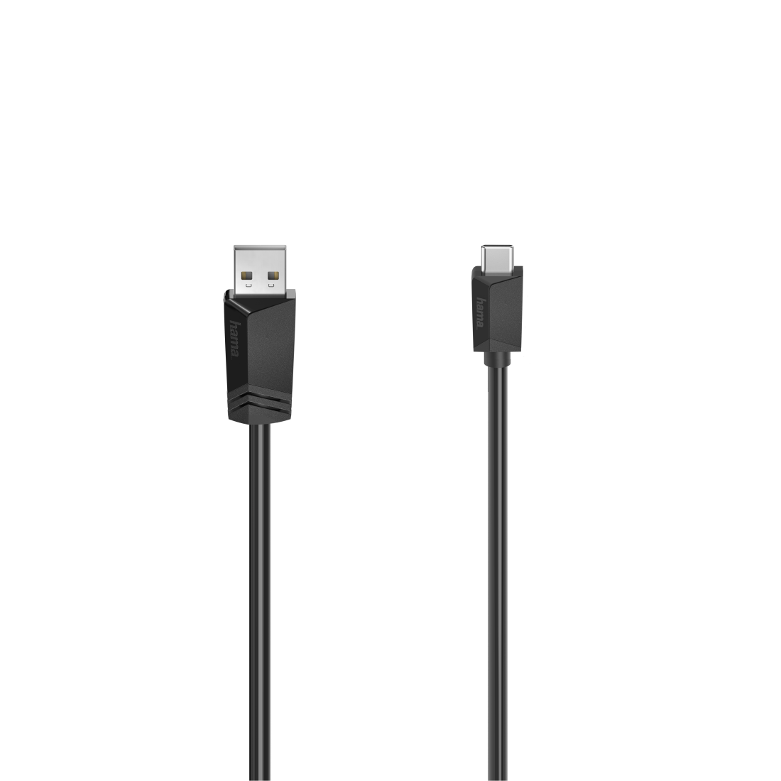 

Кабель USB(Am)-USB Type-C(M), экранированный, быстрая зарядка, 3А, 1.5 м, черный, Hama H-200632 (00200632), H-200632