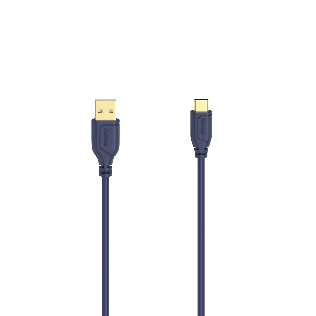 

Кабель USB 2.0(Am)-USB Type-C(m), экранированный, 3A 75см, синий Hama H-200635 (00200635), H-200635