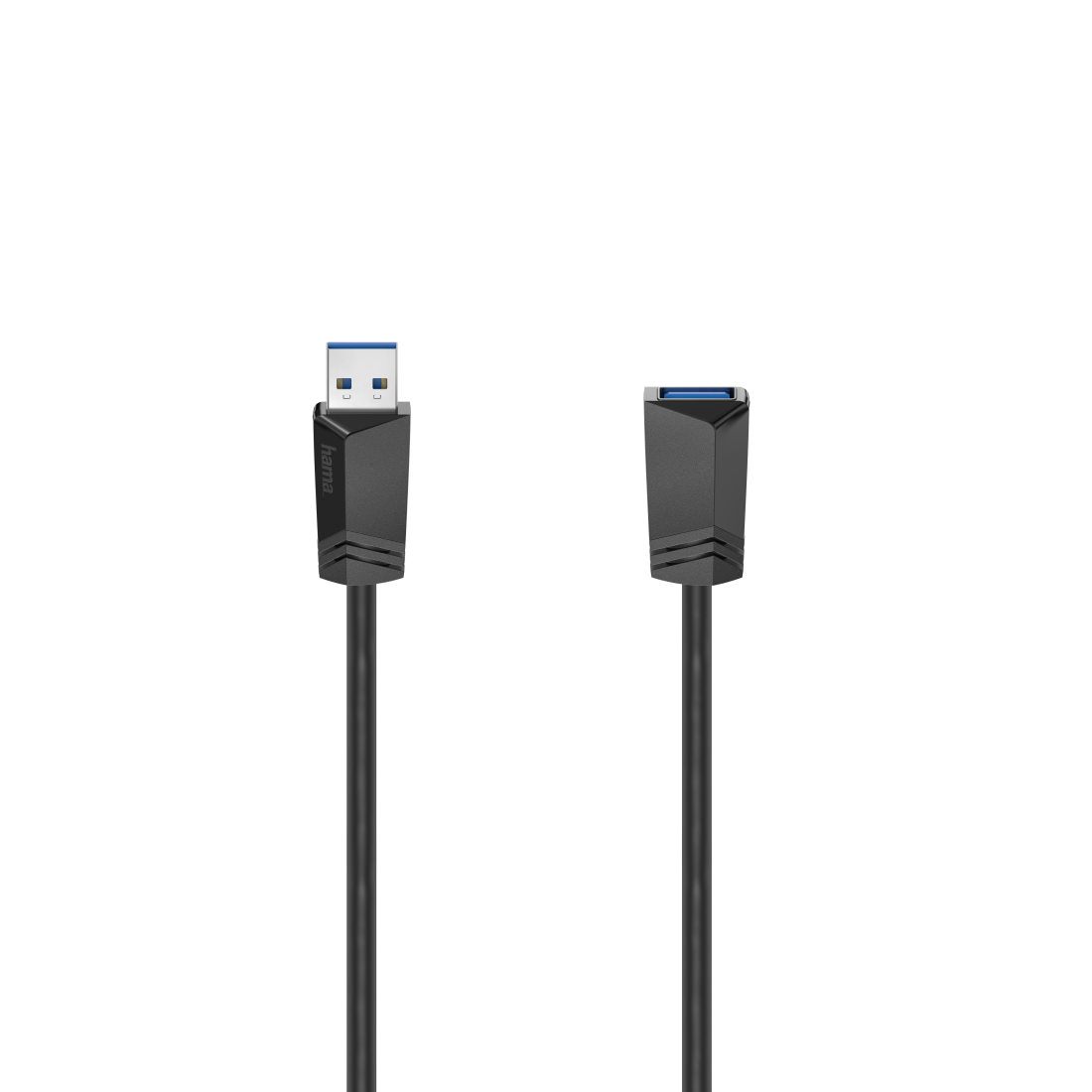 

Кабель-удлинитель USB 3.0(Am)-USB 3.0(Af), экранированный, 900мА 1.5м, черный Hama H-200628 (00200628), H-200628