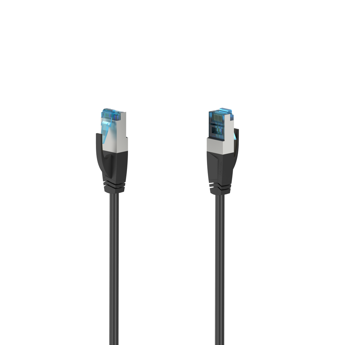 

Патч-корд SSTP кат.6a, 1.5м, RJ45-RJ45, черный, экранированный, Hama H-200680 (00200680), H-200680