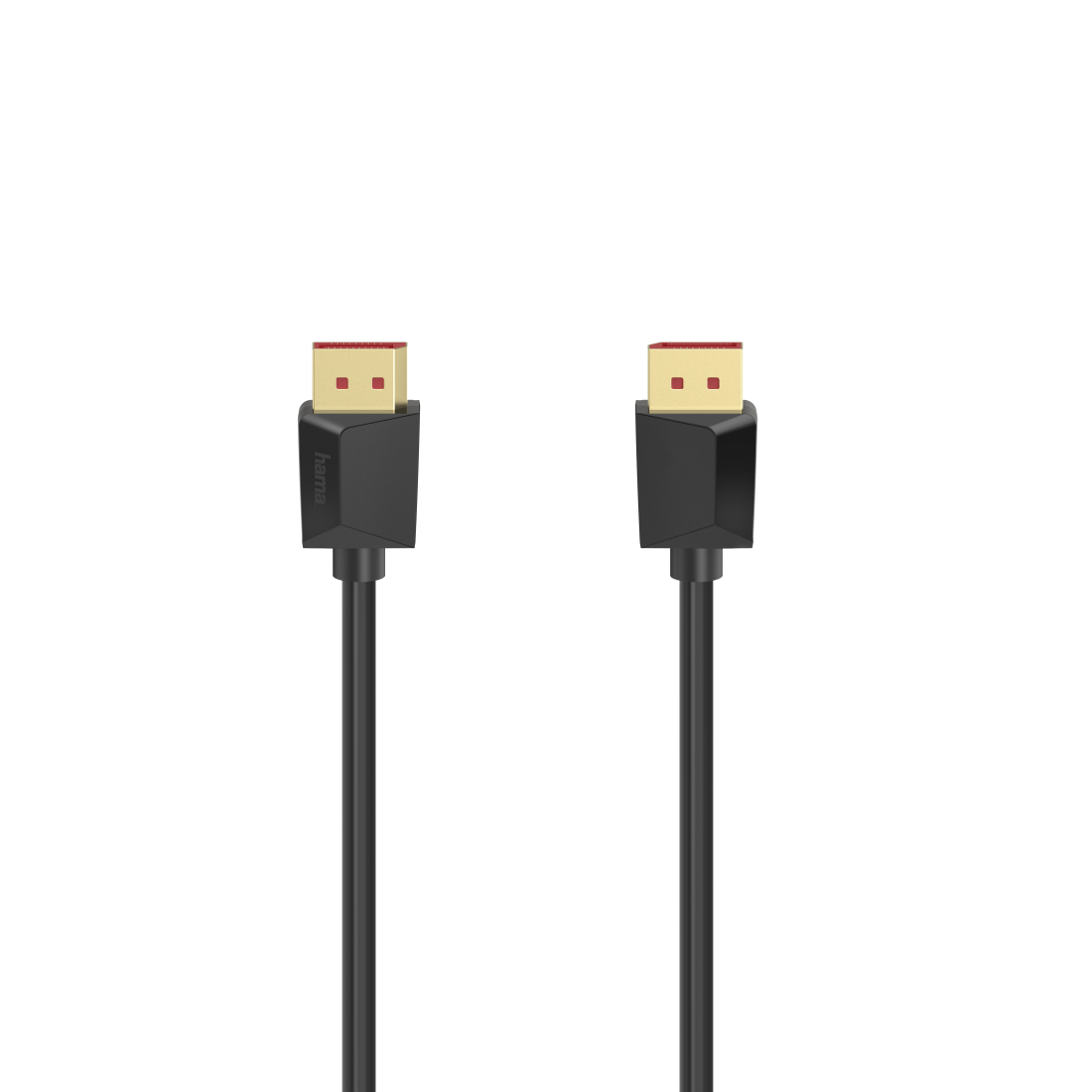 

Кабель DisplayPort(20M)-DisplayPort(20M) v1.4 4K, 8K, экранированный, 2 м, черный Hama H-200699 (00200699), H-200699