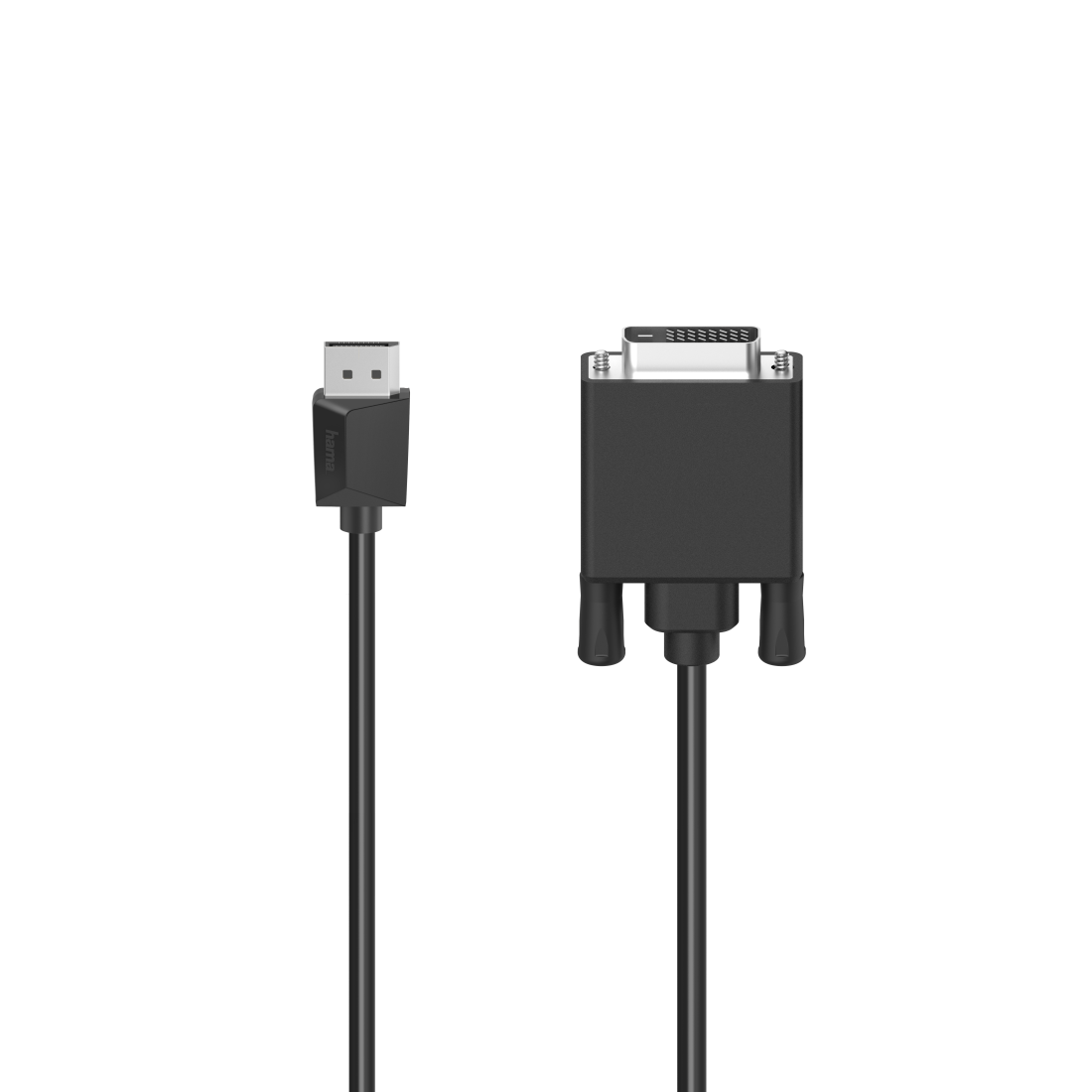

Кабель DVI-D(25M)-DisplayPort(20M) 4K, экранированный, 1.5 м, черный Hama H-200713 (00200713), H-200713
