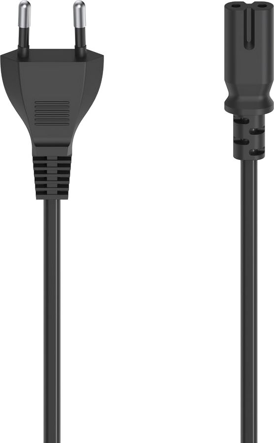 

Кабель питания Europlug(M)-IEC-320-C7, 10A, 75см, черный Hama H-200731 (00200731), H-200731