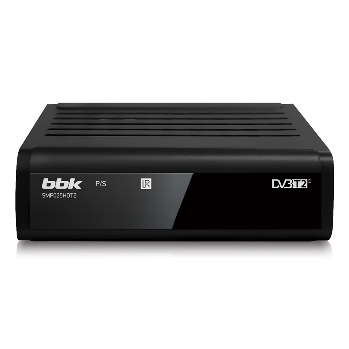 Приставка для цифрового ТВ BBK SMP025HDT2 , DVB-T2, HDMI, RCA б/у, после ремонта, небольшие царапины на корпусе и пульте, без оригинальной упаковки, без кабеля RCA