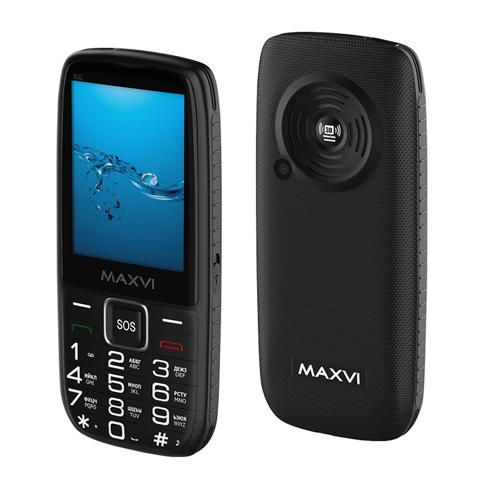 Мобильный телефон MAXVI B32 черный