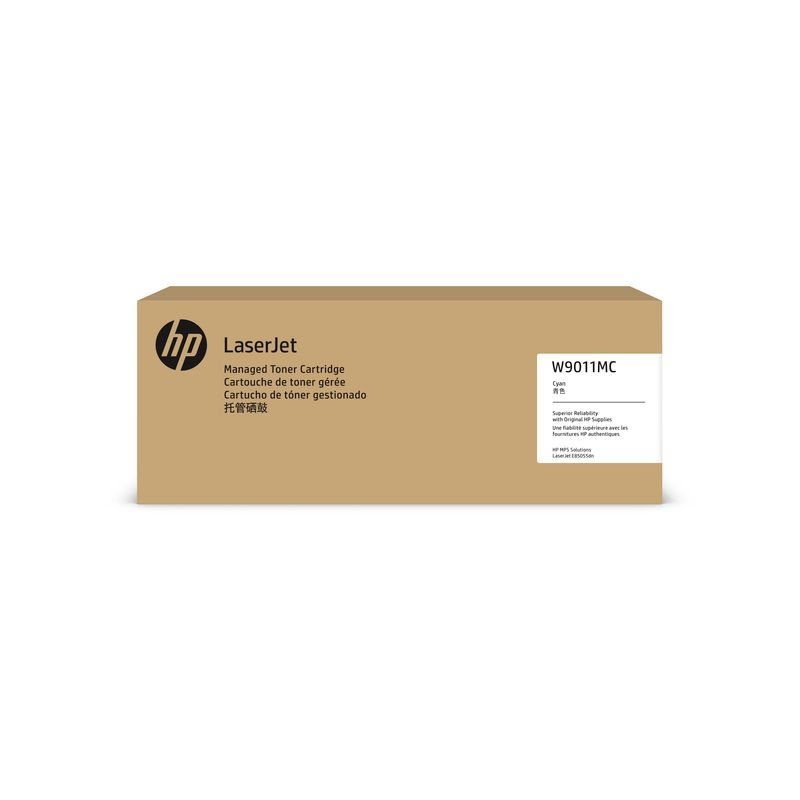 

Картридж лазерный HP W9011MC, голубой, 35000 страниц, оригинальный для HP CLJ E85055dn без чипа
