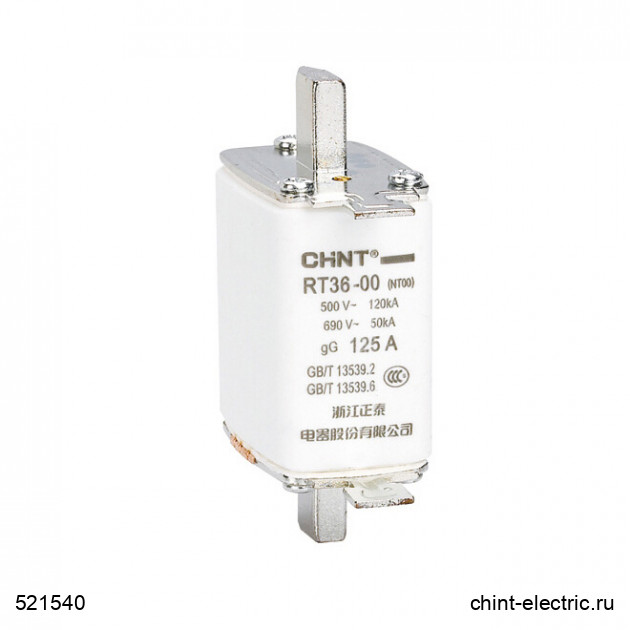 

Вставка плавкая CHINT RT36-3-630, 500А, габарит 3, белый (521200), RT36-3-630