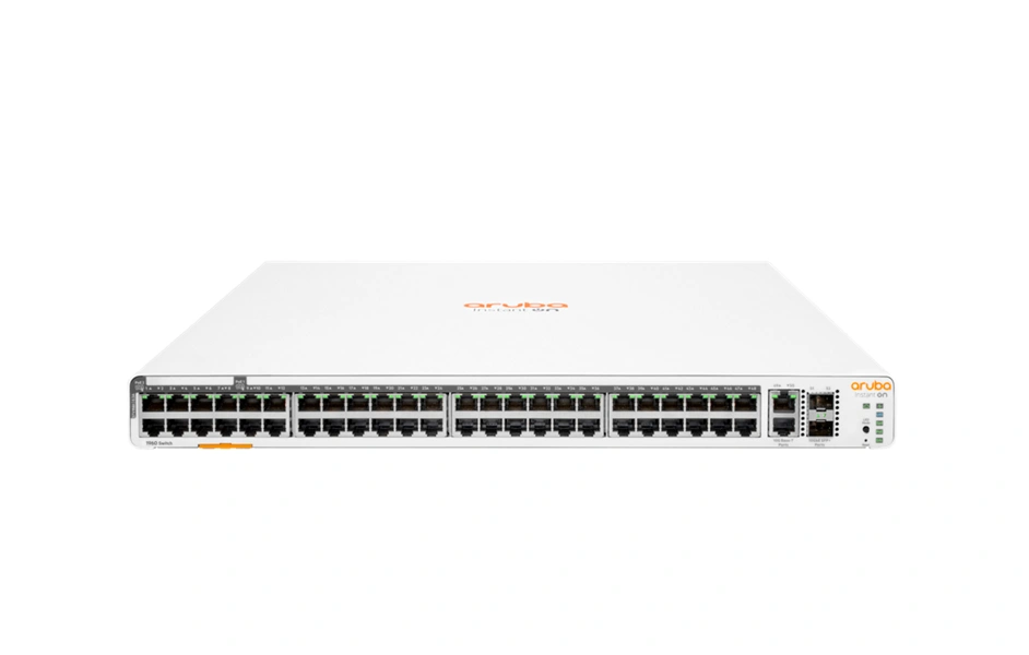 

Коммутатор HPE Aruba Instant On 1960, управляемый, кол-во портов: 48, кол-во SFP/uplink: combo RJ-45/SFP+ 4x10 Гбит/с, установка в стойку, PoE: 48x30Вт (макс. 600Вт) (JL809A), Aruba Instant On 1960