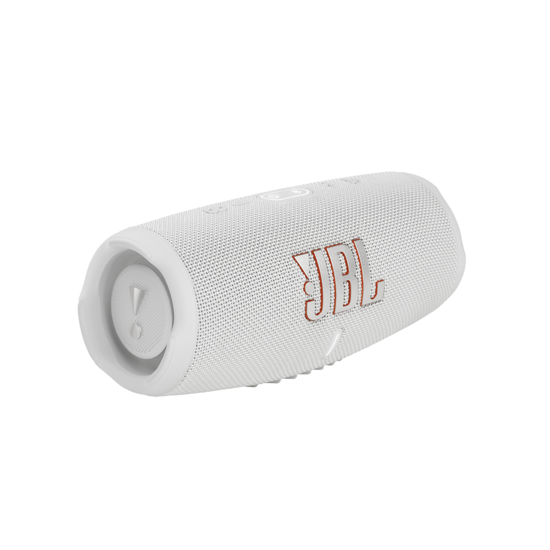 

Портативная акустика JBL Charge 5, 40 Вт, Bluetooth, белый (JBLCHARGE5WHT), Charge 5