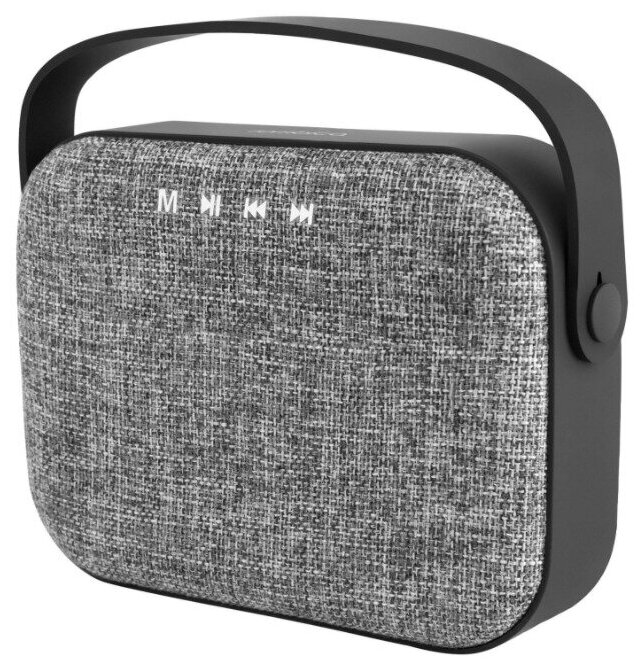

Портативная акустика Rombica Mysound Mia, 6 Вт, FM, AUX, USB, microSD, Bluetooth, черный/серый (BT-S116), Mysound Mia