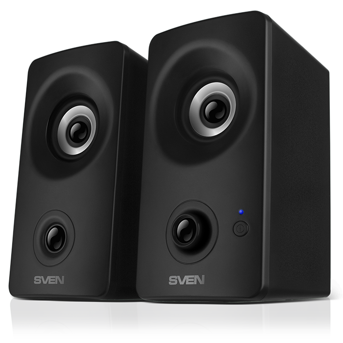 

Акустика 2.0 SVEN 405, 8 Вт, Bluetooth, черный (SV-021122), 405