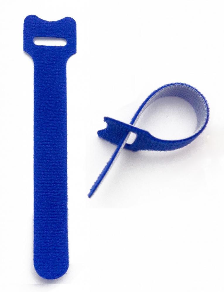 Стяжка-липучка Hyperline, 1.4 см x 310 мм, 10 шт., синий (WASN-310-BL-10)