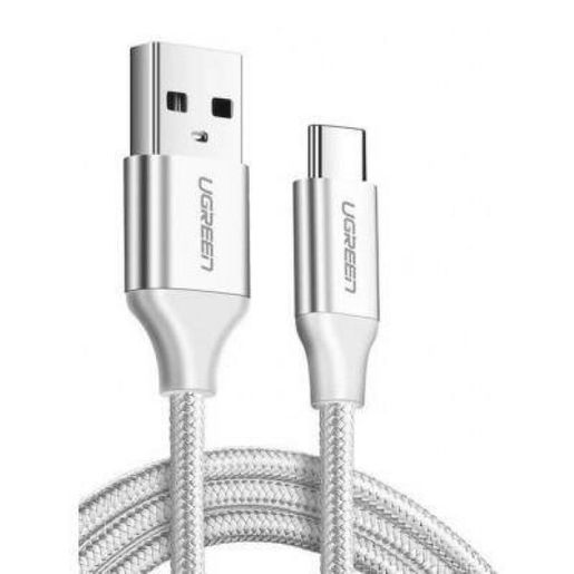 

Кабель USB-USB Type-C, быстрая зарядка, 3A 1м, белый UGREEN US288 (60131), US288