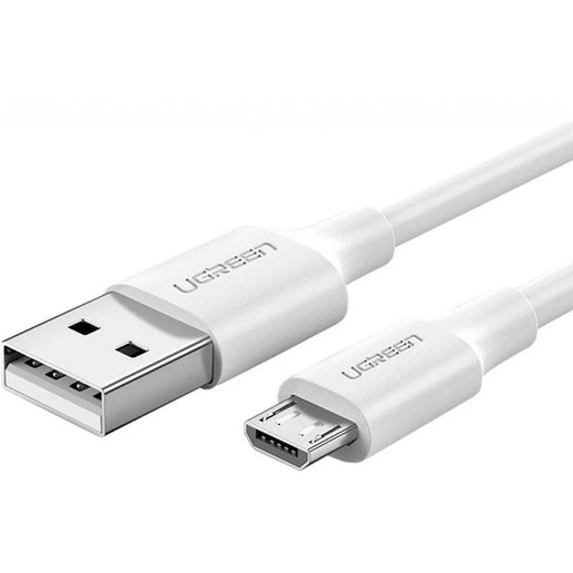 

Кабель USB-Micro USB, 2A 1м, белый UGREEN US289 (60141), US289