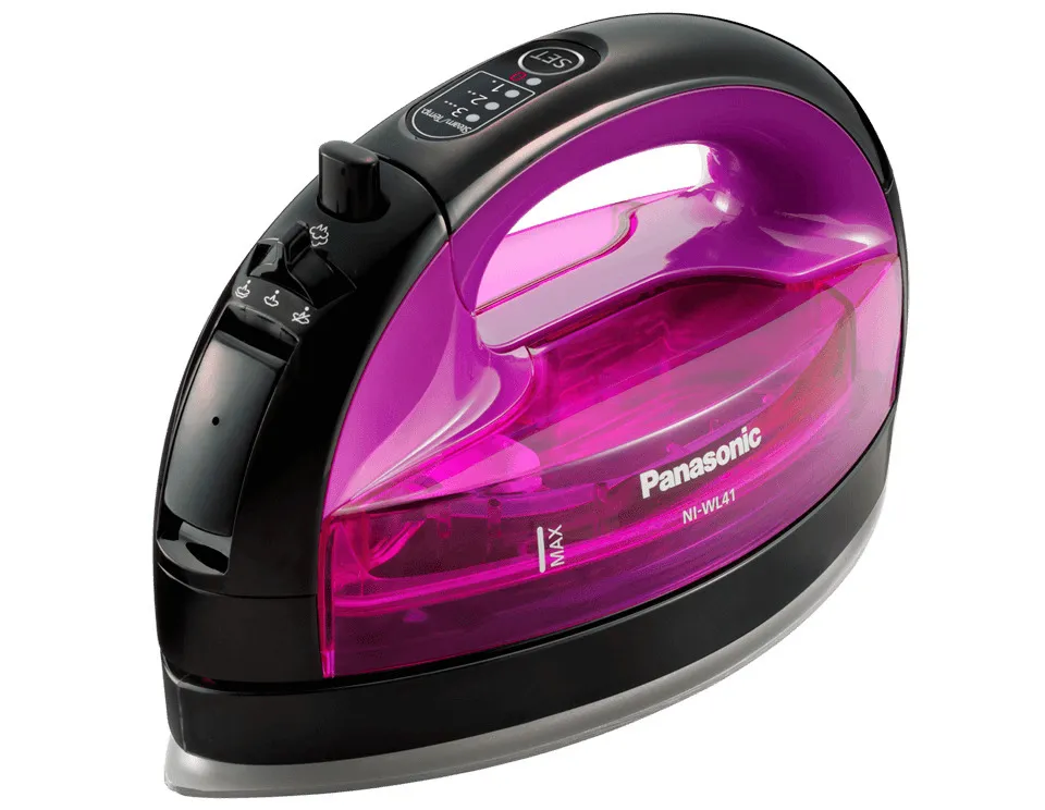 

Утюг Panasonic NI-WL41VTW 1.55 кВт, 1.9 м, фиолетовый/черный (NI-WL41VTW), NI-WL41VTW