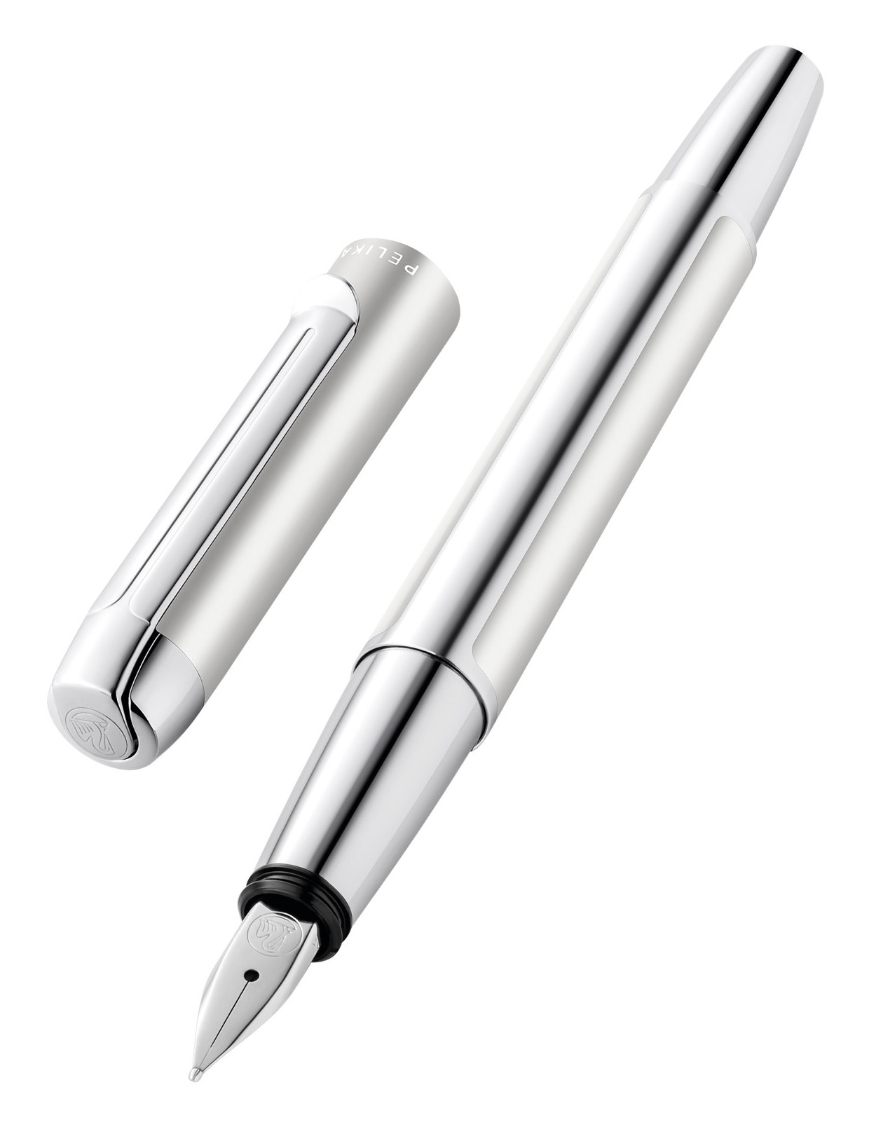 Ручка перьевая Pelikan Elegance Pura P40, алюминий анодированный, колпачок, подарочная упаковка (PL951954)