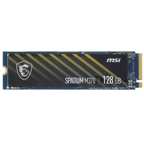 Твердотельный накопитель (SSD) MSI 128Gb SPATIUM M370, 2280, M.2, NVMe (S78-4406NR0-P83) Retail - фото 1