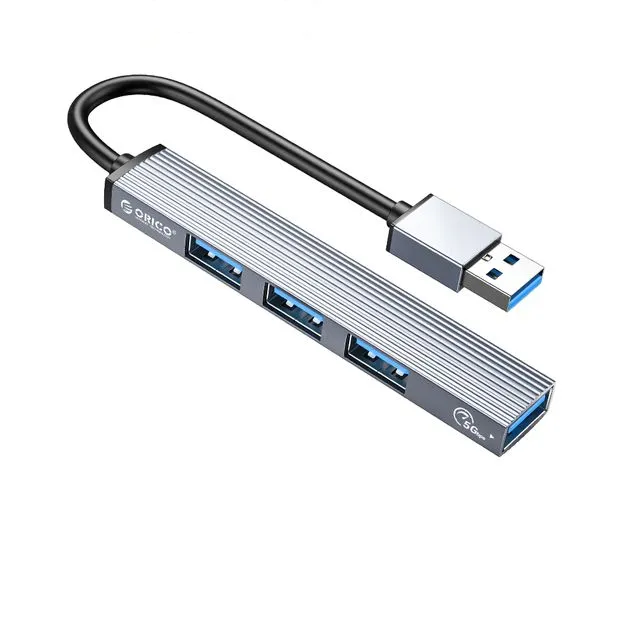 Концентратор Orico AH-A13, 3xUSB 2.0, 1xUSB 3.0, серый (AH-A13-GY-BP)