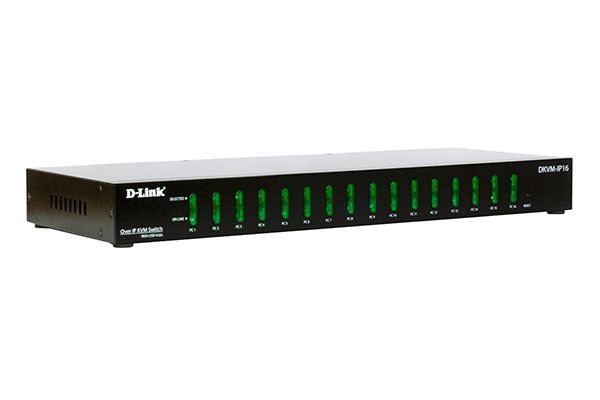 

Переключатель KVM (КВМ) D-Link DKVM-IP16, 16-ПК (DKVM-IP16/A2A), DKVM-IP16