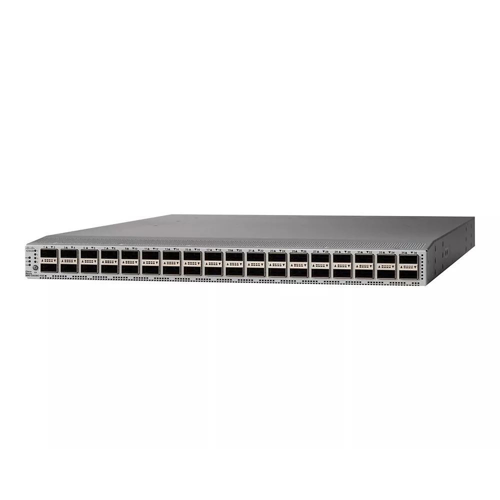 

Коммутатор Cisco Nexus 9300 N9K-C9336C-FX2, управляемый, кол-во портов:, кол-во SFP/uplink: QSFP28 36x100 Гбит/с, установка в стойку (N9K-C9336C-FX2), N9K-C9336C-FX2