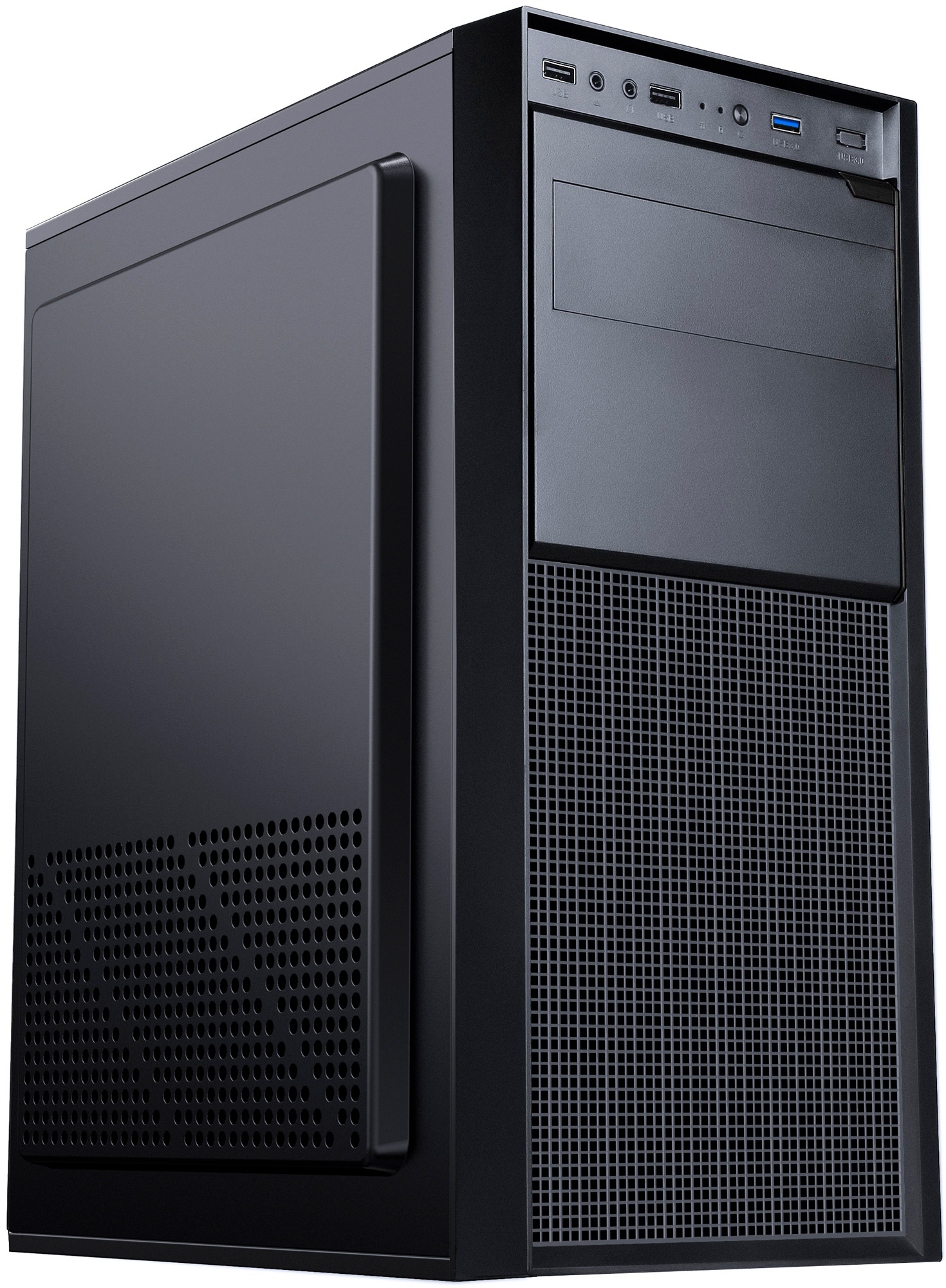 Корпус ACCORD A-300, Midi-Tower, без БП, черный