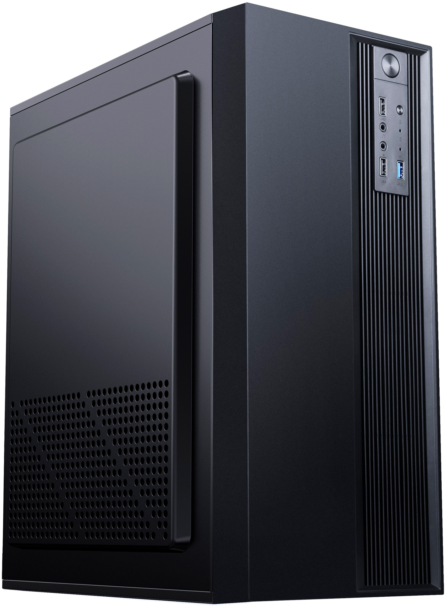 Корпус ACCORD A-302, Midi-Tower, без БП, черный