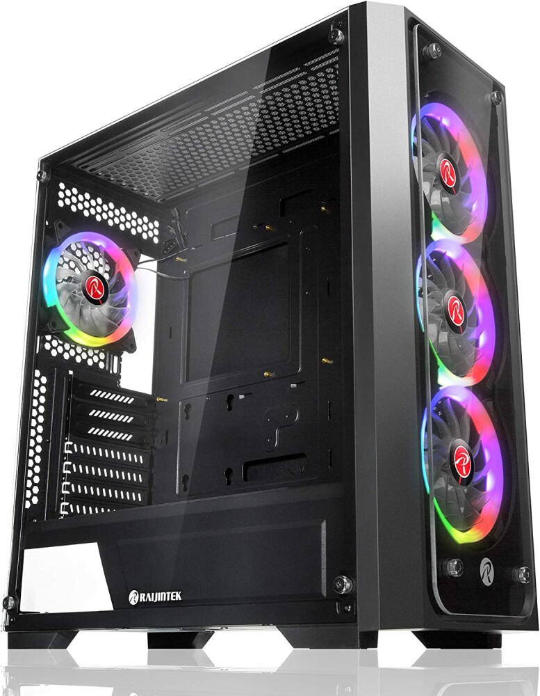 

Корпус Raijintek PONOS TG4, EATX, Midi-Tower, USB 3.0, RGB подсветка, черный, без БП (0R20B00198), PONOS TG4