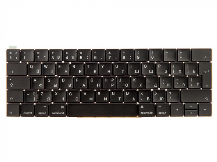 

Клавиатура для ноутбука Apple MacBook Pro 13 15 Retina Touch Bar A1706 A1707 Late 2016 Mid 2017, черный (799923), A1707
