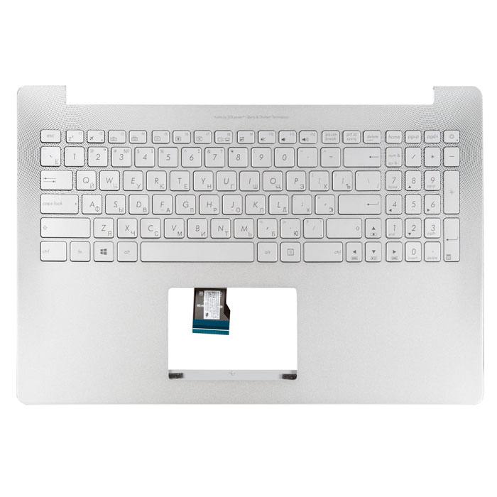 

Клавиатура для ноутбука Asus N501JW-1A , серебристый (643321), 90NB0871-R32RU0