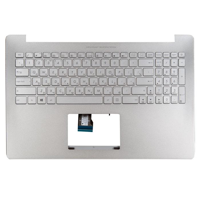 

Клавиатура для ноутбука Asus N501JW, серебристый (666409), 90NB0871-R32RU0