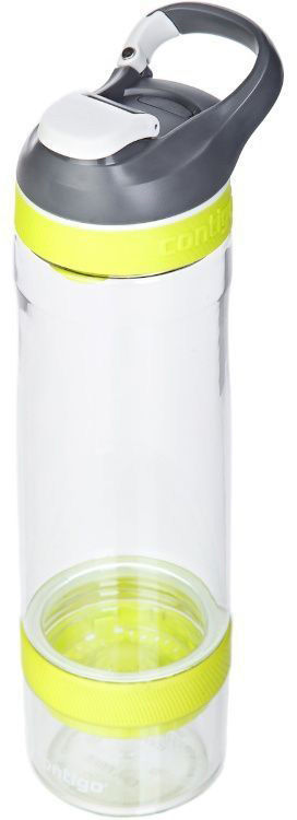 

Бутылка для воды Contigo Cortland Infuser, 0.72л, прозрачный/желтый (2095015), Cortland Infuser