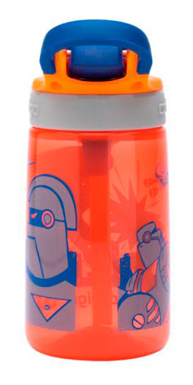 

Бутылка для воды Contigo Gizmo Flip, 0.42л, оранжевый/синий (2116115), Gizmo Flip