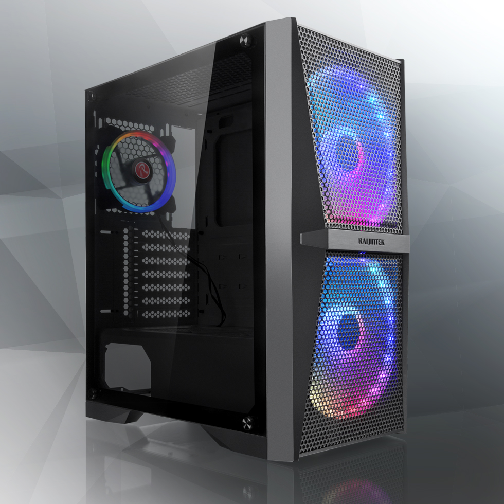 

Корпус Raijintek SILENOS MS PRO, ATX, Midi-Tower, 2xUSB 3.0, USB Type-C, RGB подсветка, черный, без БП (0R20B00205), SILENOS MS PRO