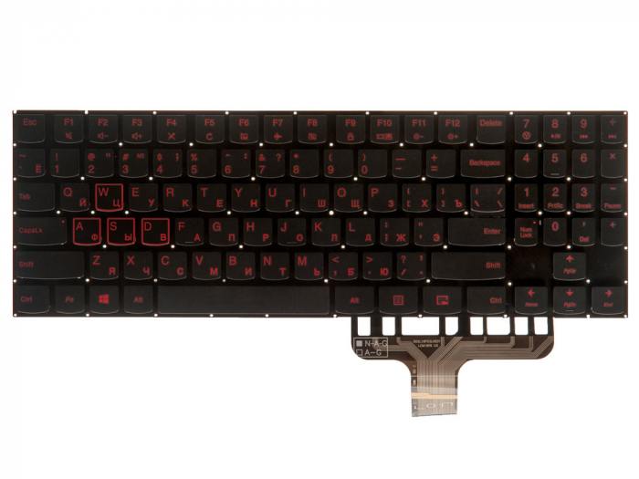 

Клавиатура для ноутбука Lenovo Legion Y520, Y520-15IKB, Y720, Y720-15IKB, R720 R720-15IKB, Y520-15IKBM, Y520-15IKBN, Y7000, Y7000p, черный (847610), PC5YB-US