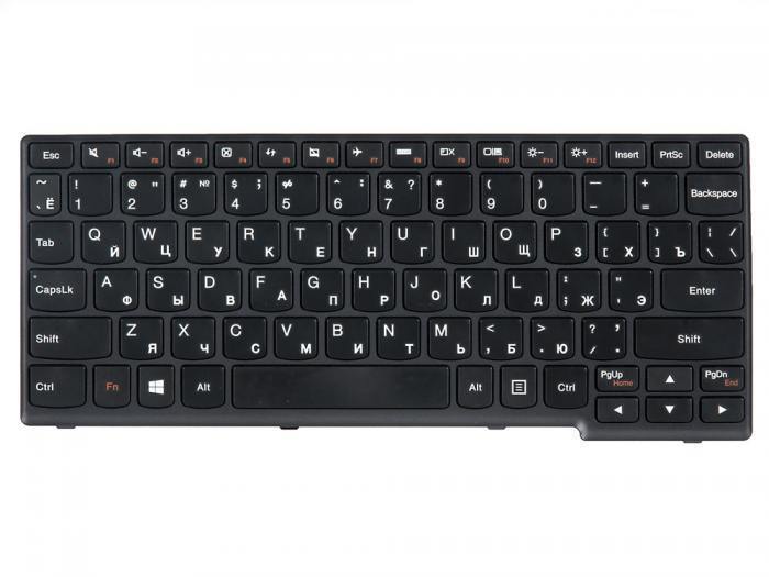 

Клавиатура для ноутбука Lenovo S210, S210T, S215, Yoga 11S, S20-30, S21e-20, Flex 10, черный (341080), 25210872