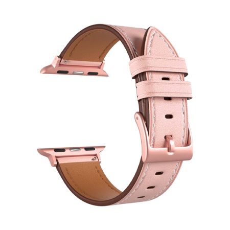 

Ремешок Lyambda Nembus для Apple Watch, 38-40 мм, кожаный, розовый (LWA-41-40-PK), Nembus