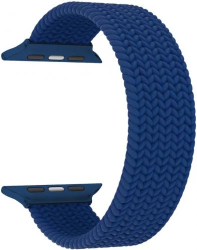 

Ремешок Lyambda Steropa для Apple Watch, 42-44 мм, плетеный нейлоновый, синий (DSN-11-44-BL), STEROPA