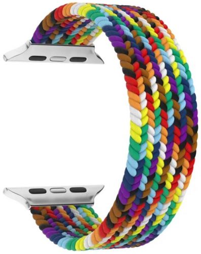 

Ремешок Lyambda Steropa для Apple Watch, 42-44 мм, плетеный нейлоновый, разноцветный (DSN-11-44-SC), STEROPA