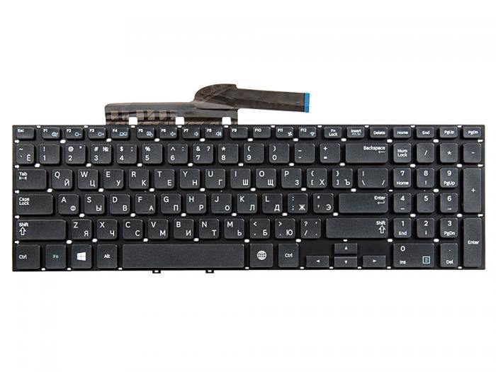

Клавиатура для ноутбука Samsung NP270E5E, NP300E5V, NP350V5C, NP355V5C, NP355V5X, NP550P5C, черный (333294), BA59-03270C