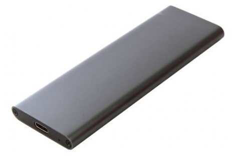 Внешний бокс Espada e9023U31 ver.2, 1xM.2 B-Key USB 3.1 Type-C алюминий, черный (e9023U31)