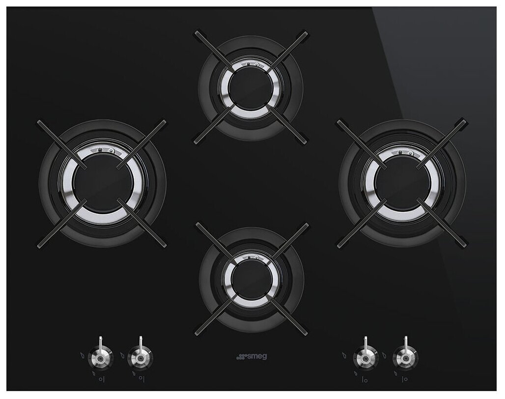 

Газовая варочная панель SMEG PV364LCN 4 конфорки, черный (PV364LCN), Черная, PV364LCN
