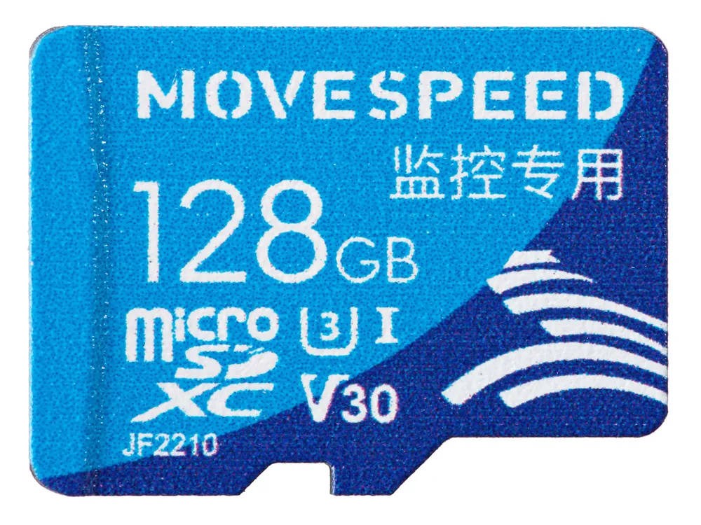 Карта памяти 128Gb microSD Move Speed Class 10 UHS-I U3 V30 (YS-T300-128GB)