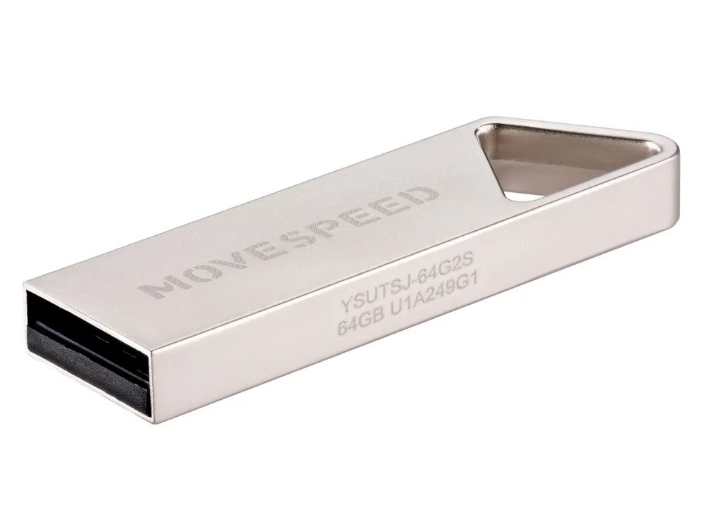 

Флешка 64Gb USB 2.0 Move Speed YSUTSJ, серебристый (YSUTSJ-64G2S), 0