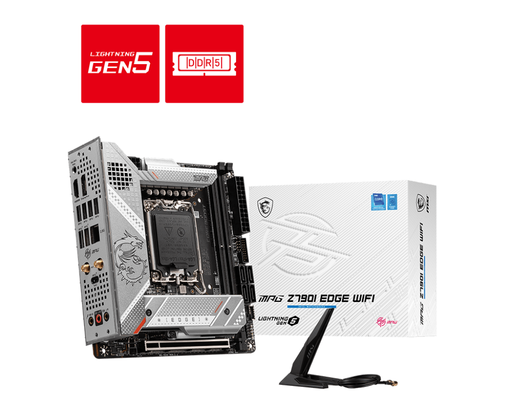 Материнская плата MSI MPG Z790I EDGE WIFI, Socket1700, Intel Z790, mini-ITX